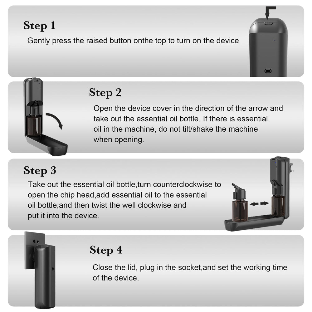 omxsair silent diffusion for ultra-quiet ambient scent around home or office