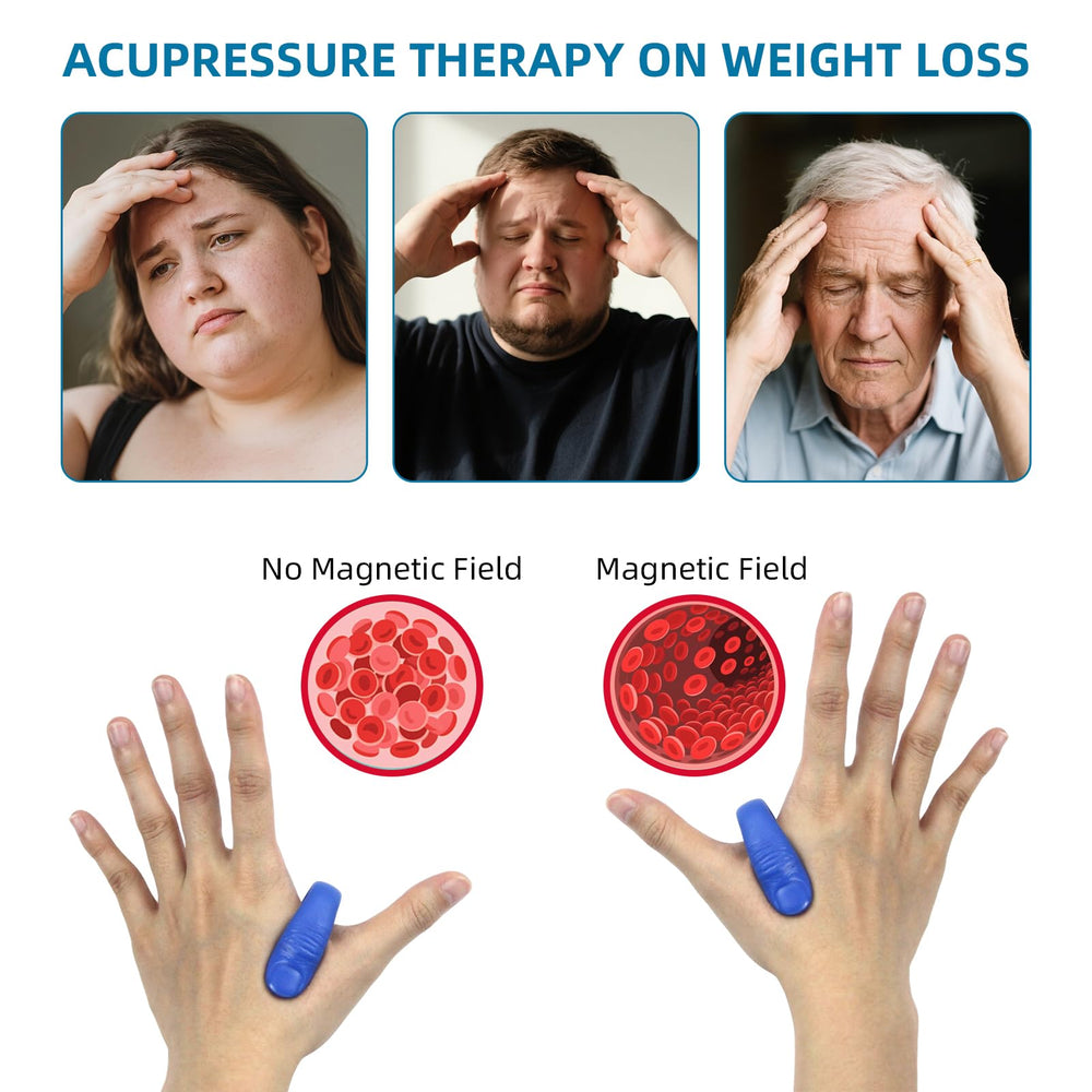 Clip-on design fits fingers for quick, discreet relief anywhere.