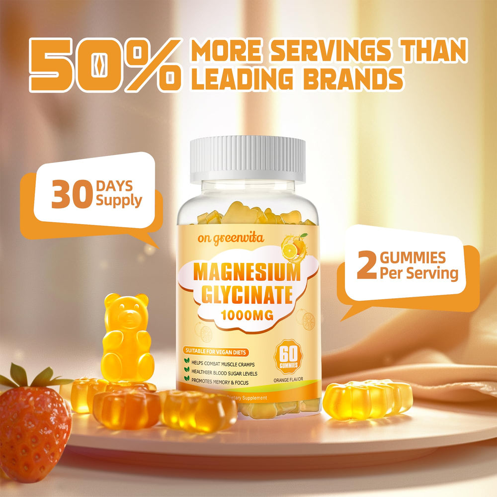 On Greenvita gummies deliver magnesium with calcium and potassium synergy for daily balance