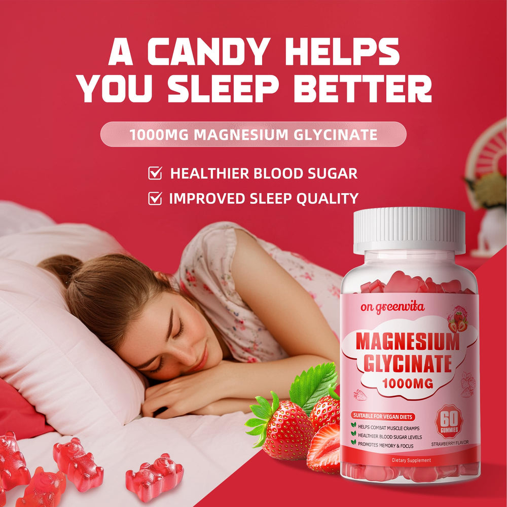 Sugar-free, vegan gummies with natural strawberry flavor.
