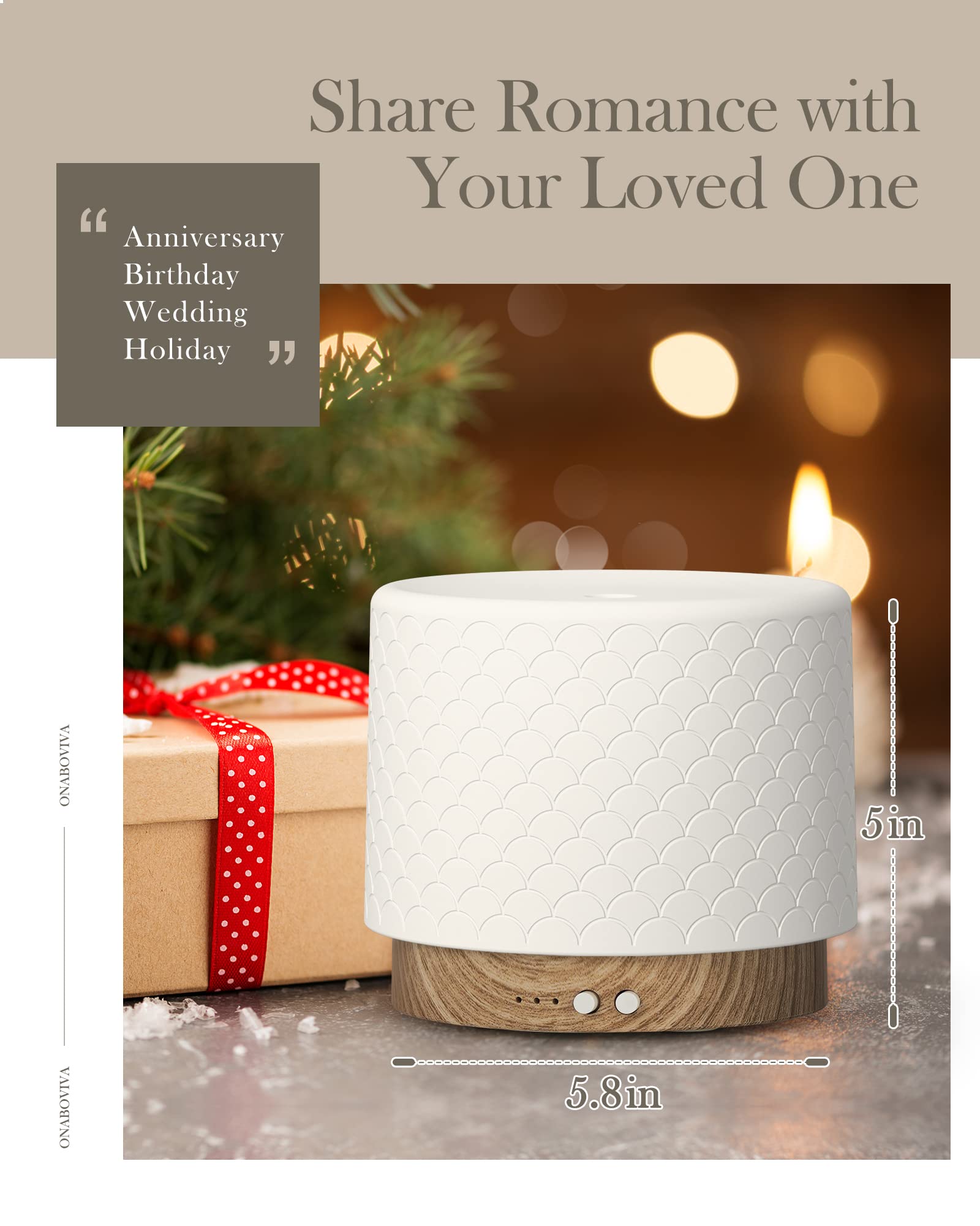 Onaboviva ambient light can be used as a soft nightlight.