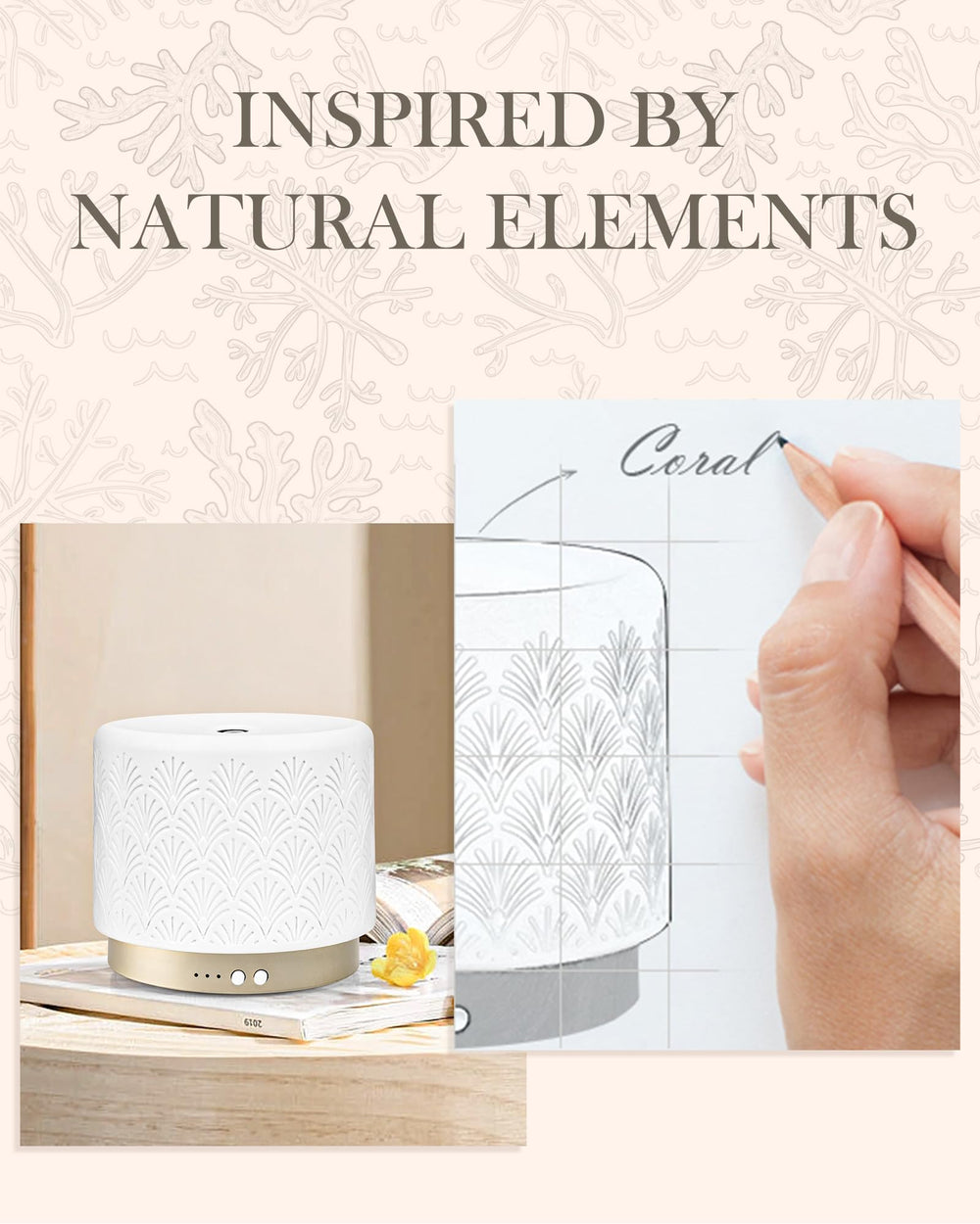 Onaboviva night-light diffuser provides a soft glow with fragrance.