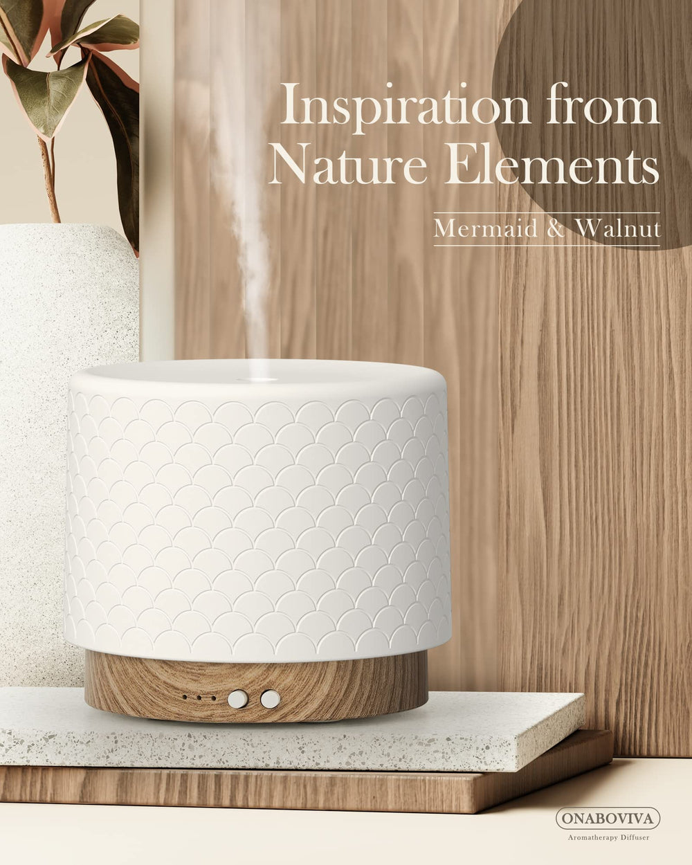 Onaboviva PP material diffuser safe for family and pets.
