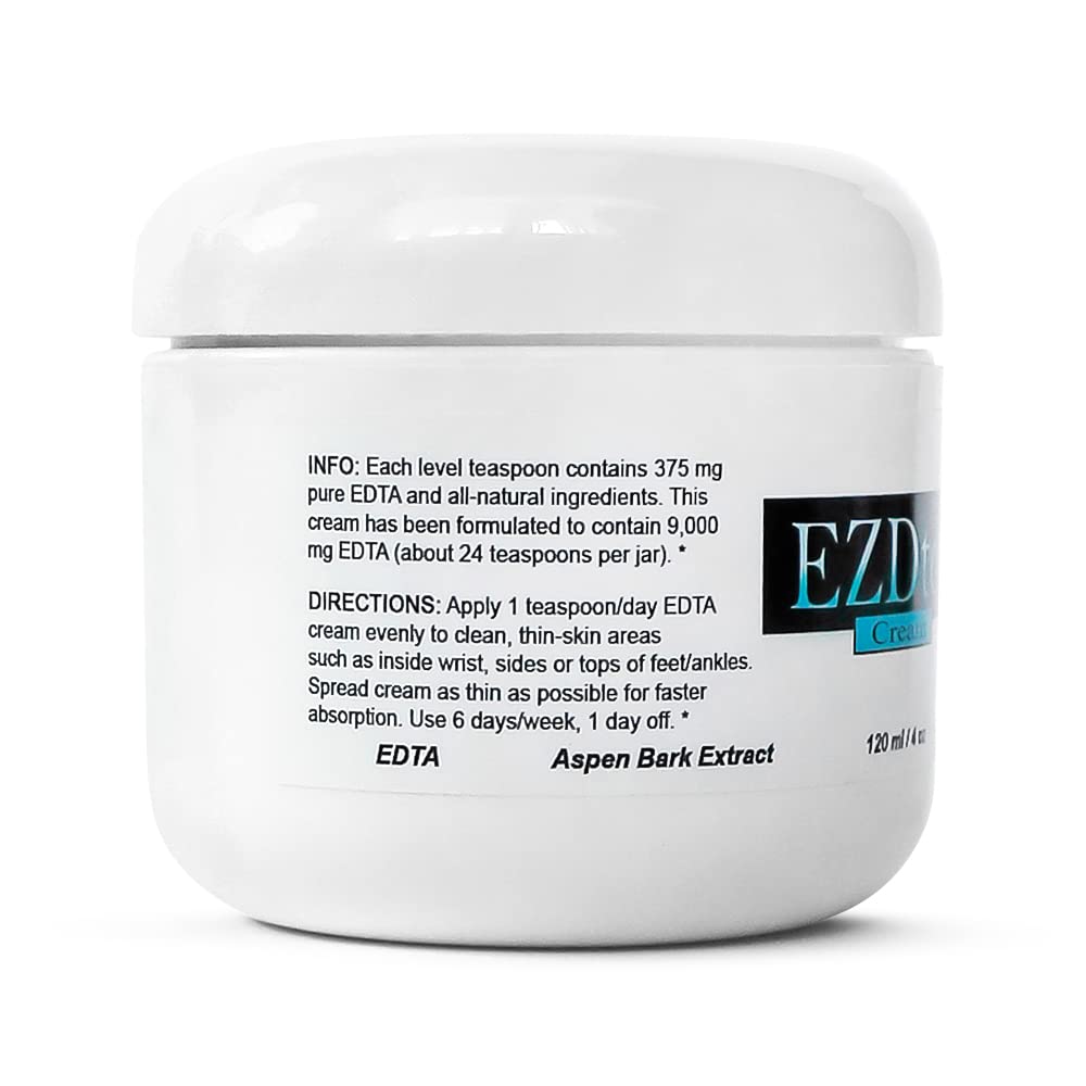 Ona's Natural EZDtox Cream natural carrier oils for gentle skin absorption.