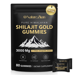 O NATURE . ZIRAN Shilajit Gummies bottle for convenient daily wellness.
