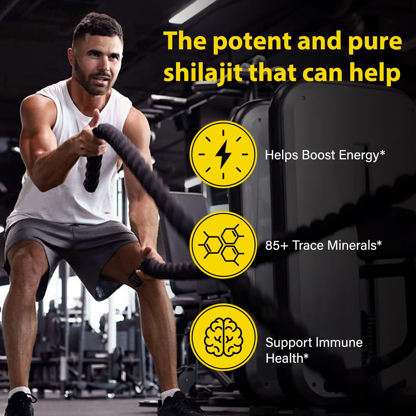 O NATURE . ZIRAN Shilajit Gummies with gokshura energy support for activity.