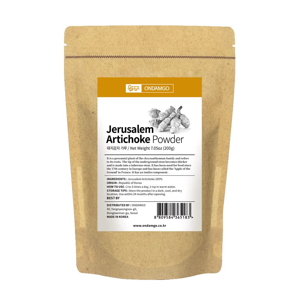 ONDAMGO Jerusalem artichoke powder pack ready for daily fiber boost.