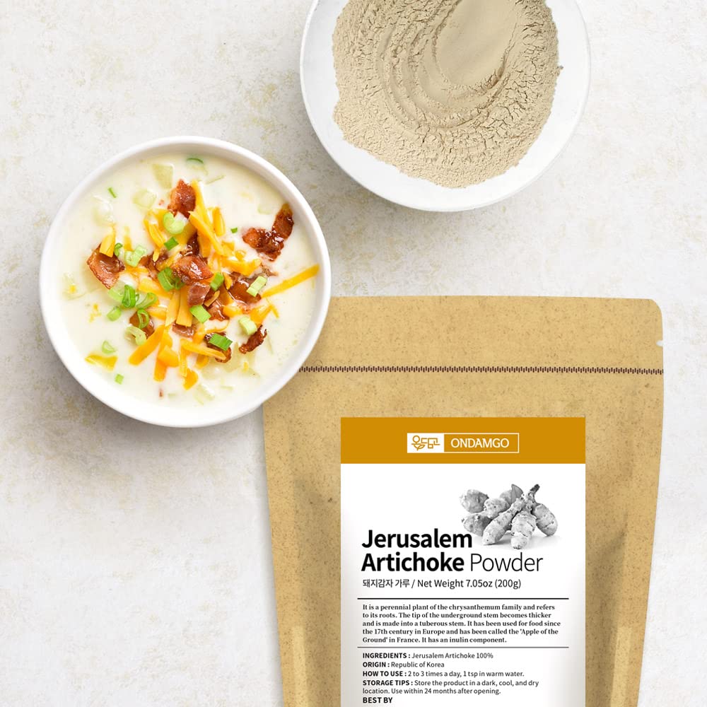 Scoop included with ONDAMGO powder for easy mixing into beverages.