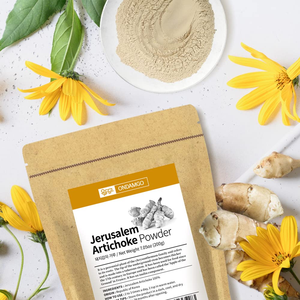 Smoothie featuring ONDAMGO jerusalem artichoke powder with neutral flavor.