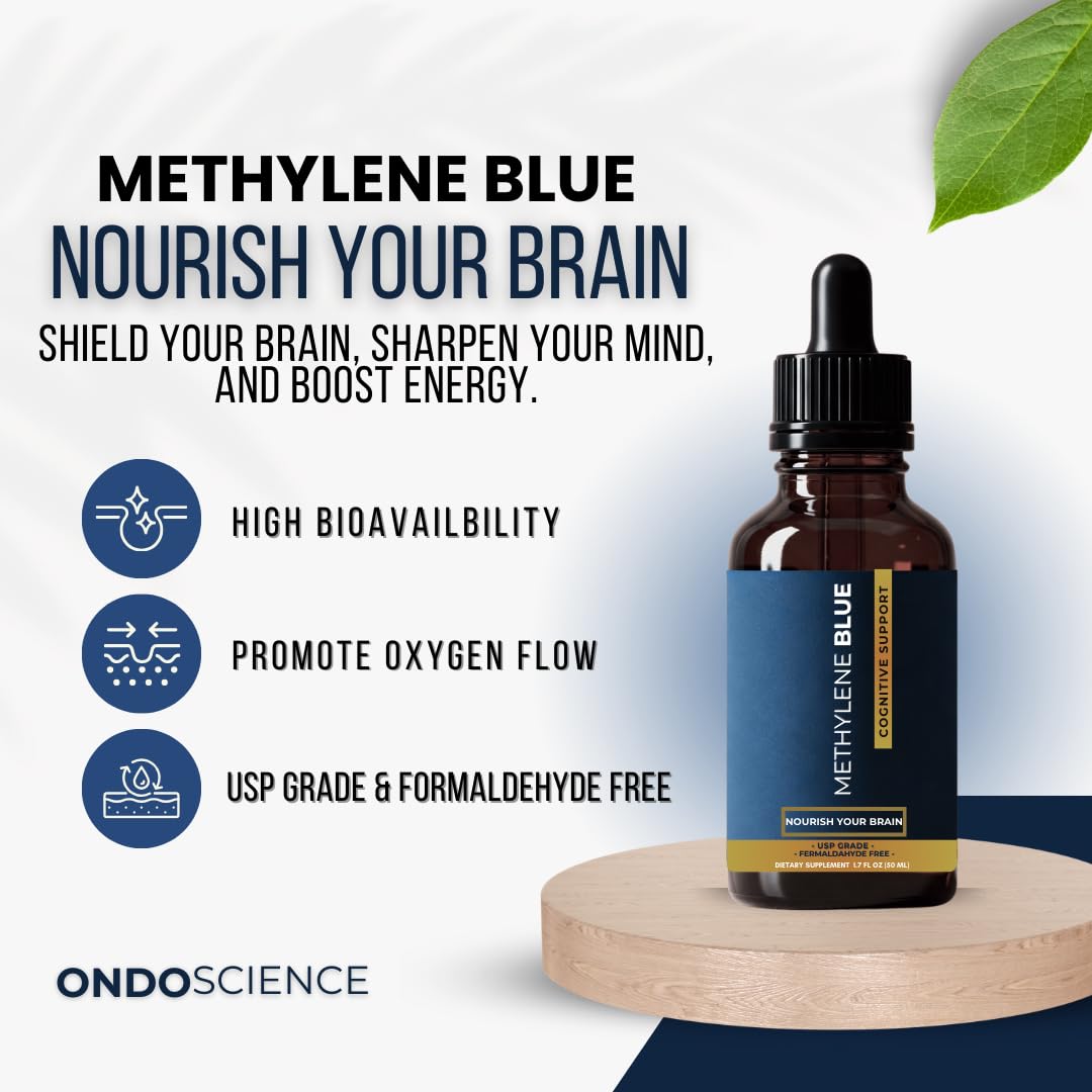 Ondo Science pharmaceutical-grade drops in clear bottle emphasize purity.