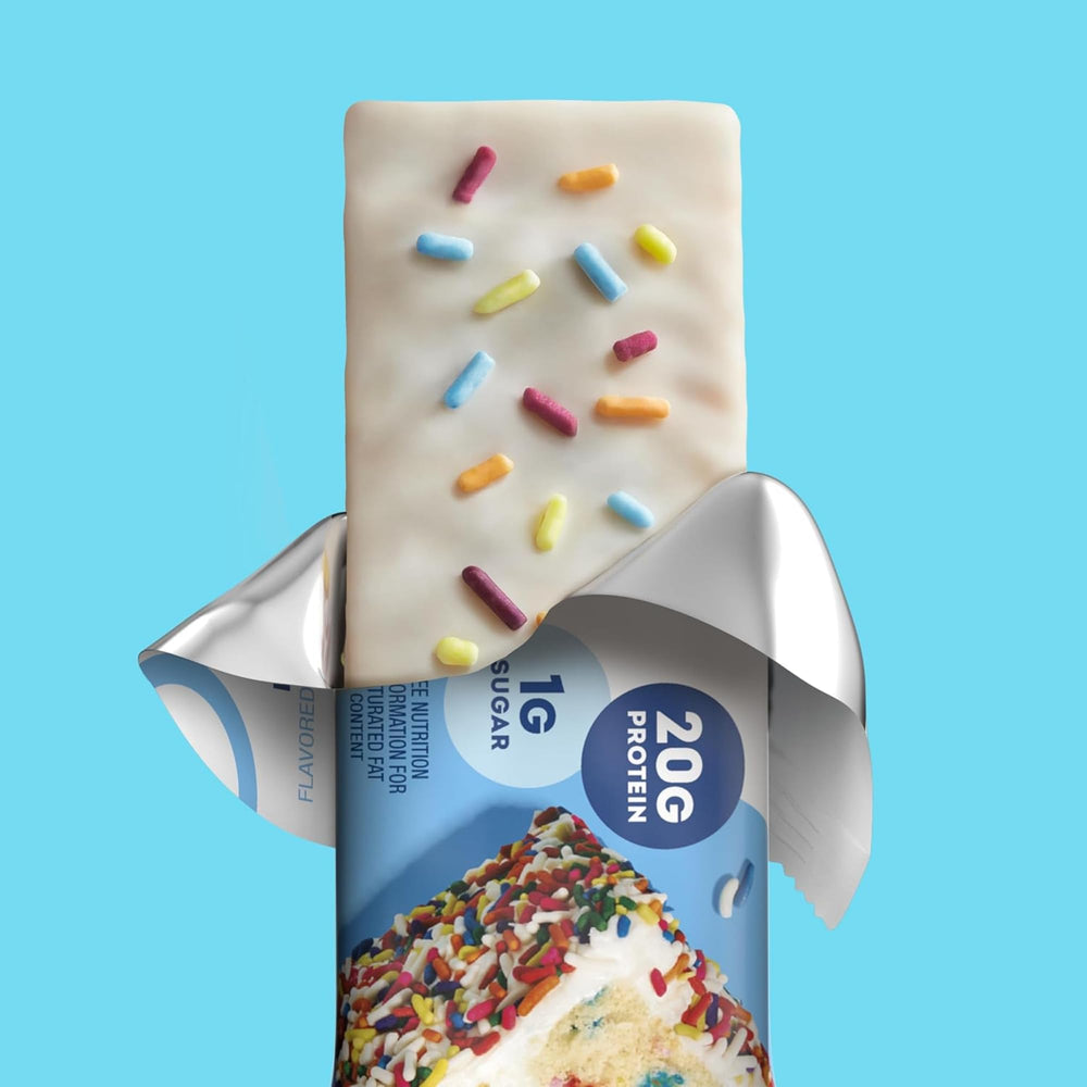 ONE Birthday Cake Bar in a gym bag for post-workout fueling.