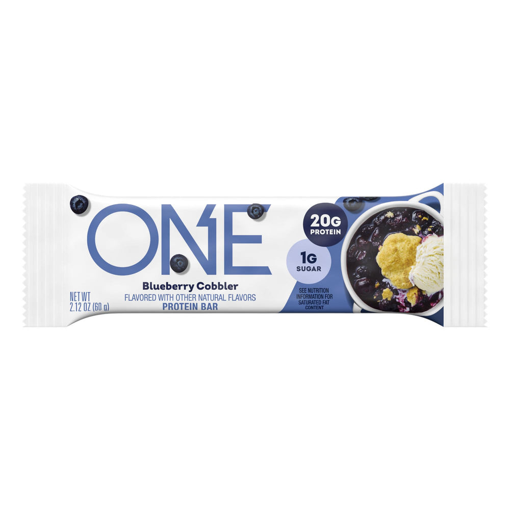 ONE Blueberry Cobbler bar in lunchbox for school or work