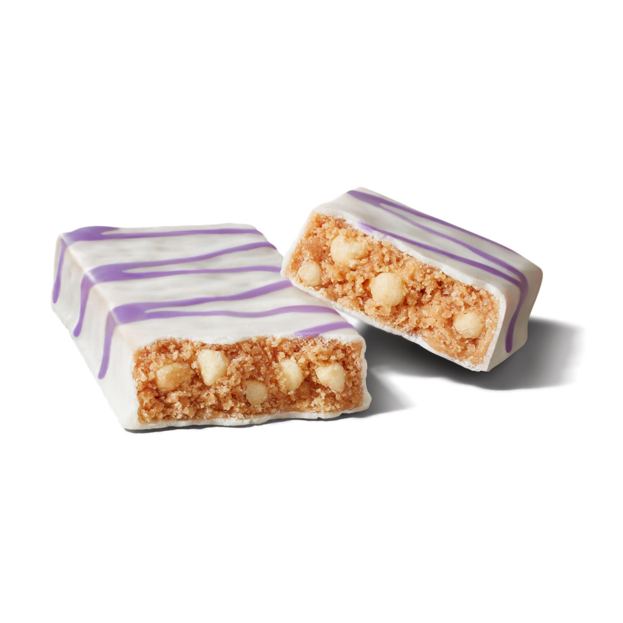 ONE Blueberry Cobbler bar on desk promotes quick breakfast