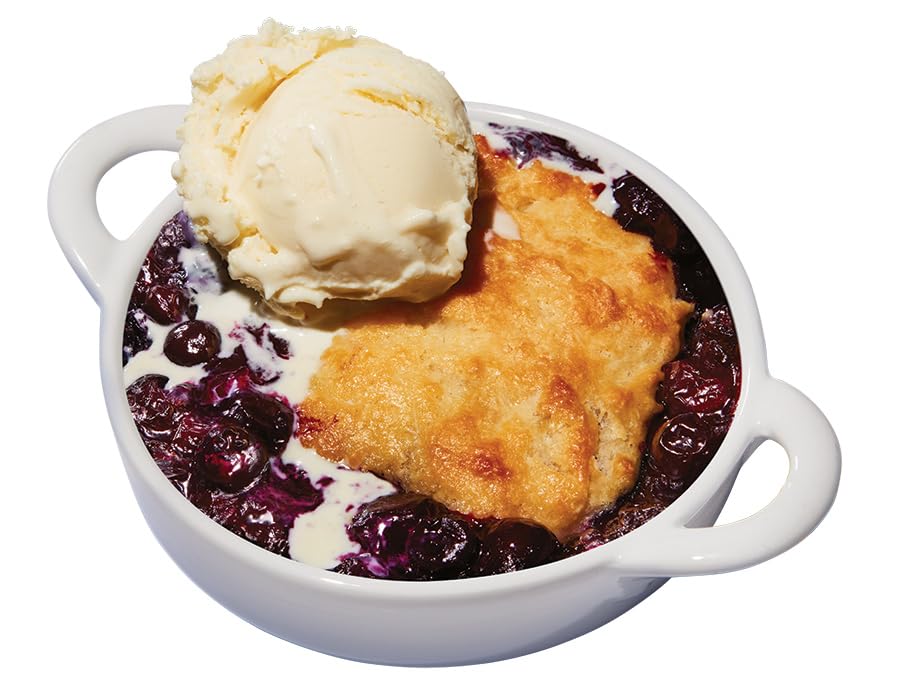 ONE Blueberry Cobbler bar with cold pack note ensures freshness