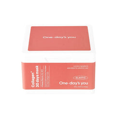 One-day's you collagen mask packaging featuring a 30-sachet box for easy daily care.