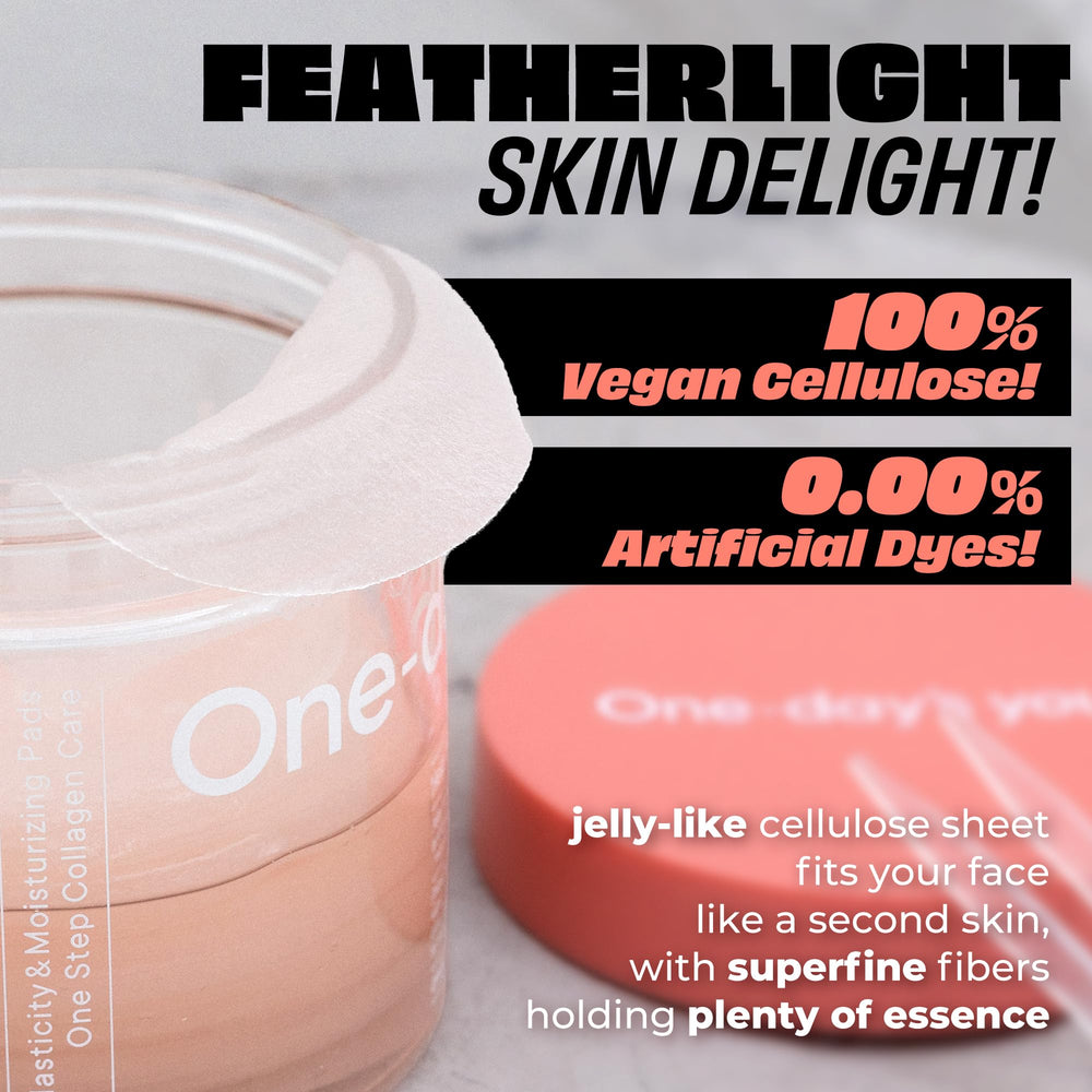 Pink-tinted pad color from B12 and cacao extracts for a gentle look.