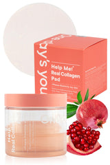 One-day's you real collagen pads packaging for daily skin firming and hydration.