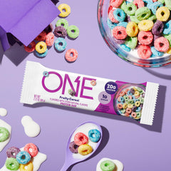 ONE bar nutrition facts show 20g protein and 1g sugar per bar.