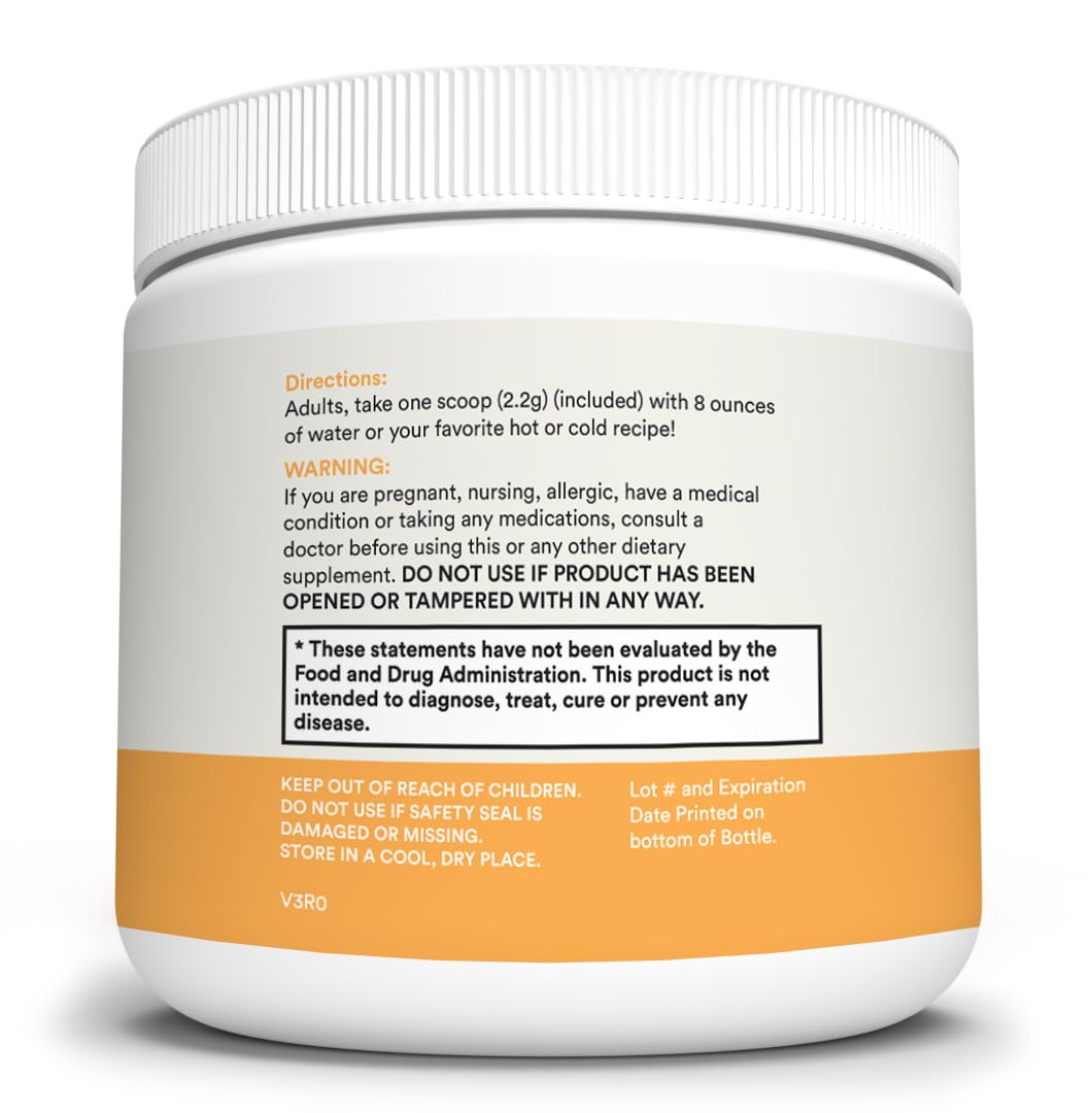 One Good Earth Mushroom Plus supplement facts showing essential vitamins and minerals