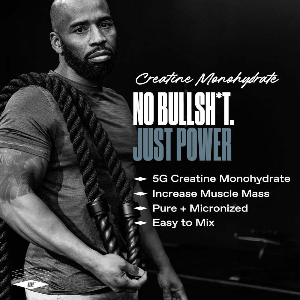 ONE OF ONE Creatine Monohydrate Powder micronized powder shows fine texture for easy mixing.