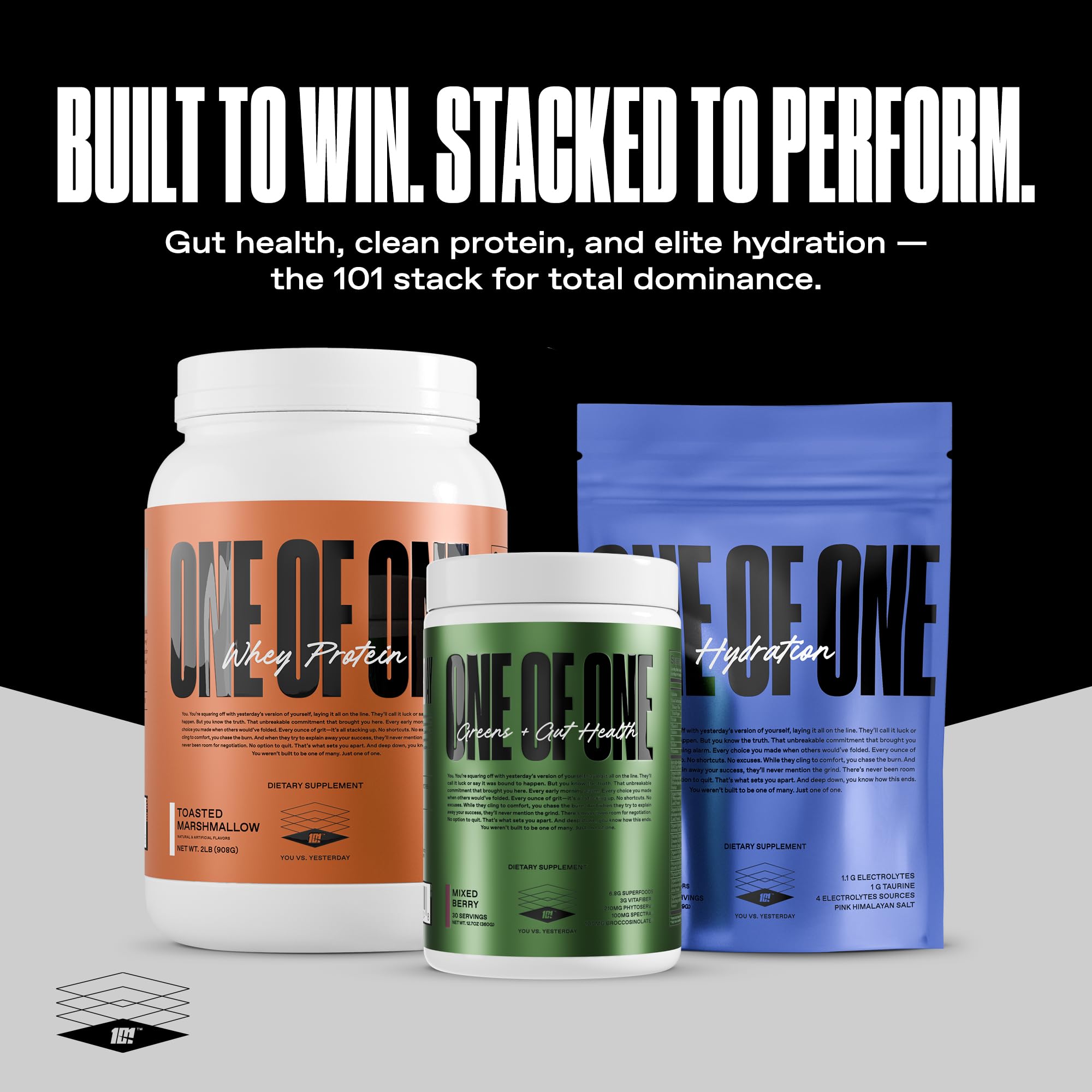 ONE OF ONE Greens & Gut Health athlete-prep moment for on-the-go nutrition