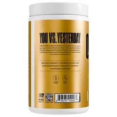 ONE OF ONE Loaded Pre-Workout scoop highlights precise dosing for quick focus
