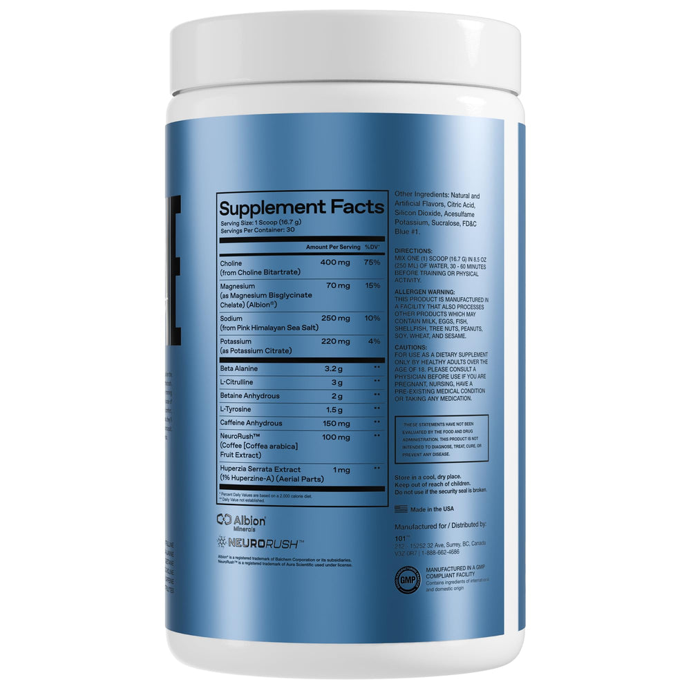ONE OF ONE Sport Pre-Workout powder dispense for quick mix before workouts.