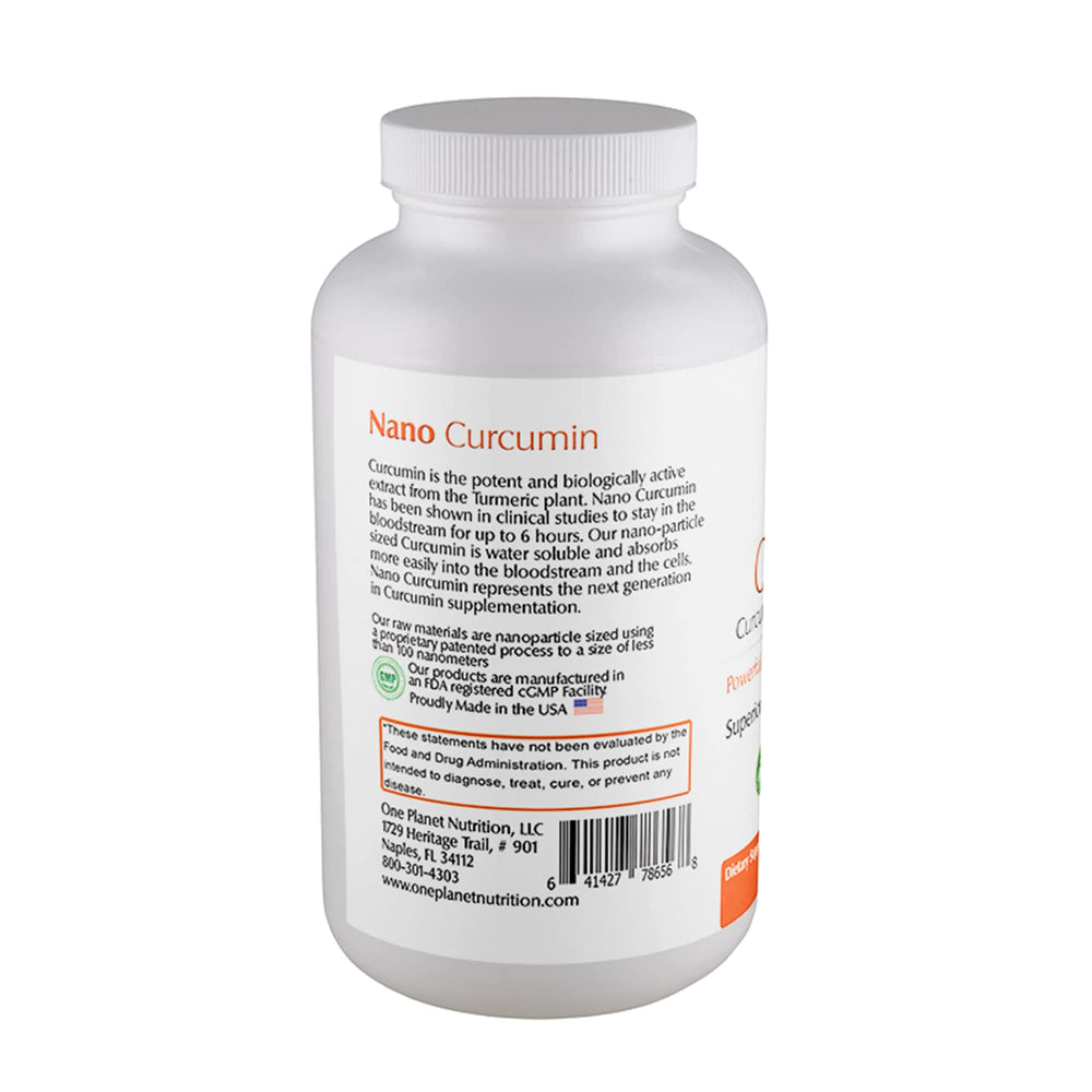 Label and packaging highlighting One Planet Nutrition third-party testing and gluten-free status