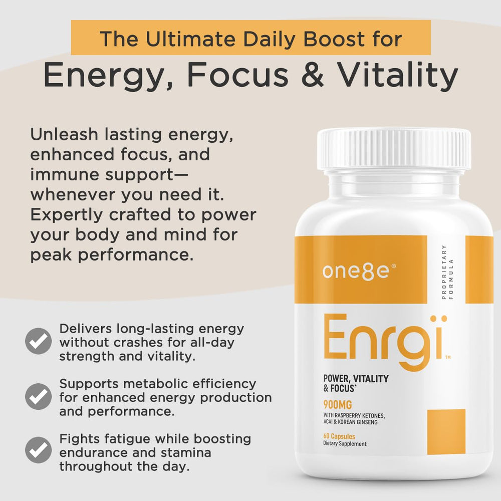 ONE8E capsules arranged on a clean surface imply quick, convenient daily use