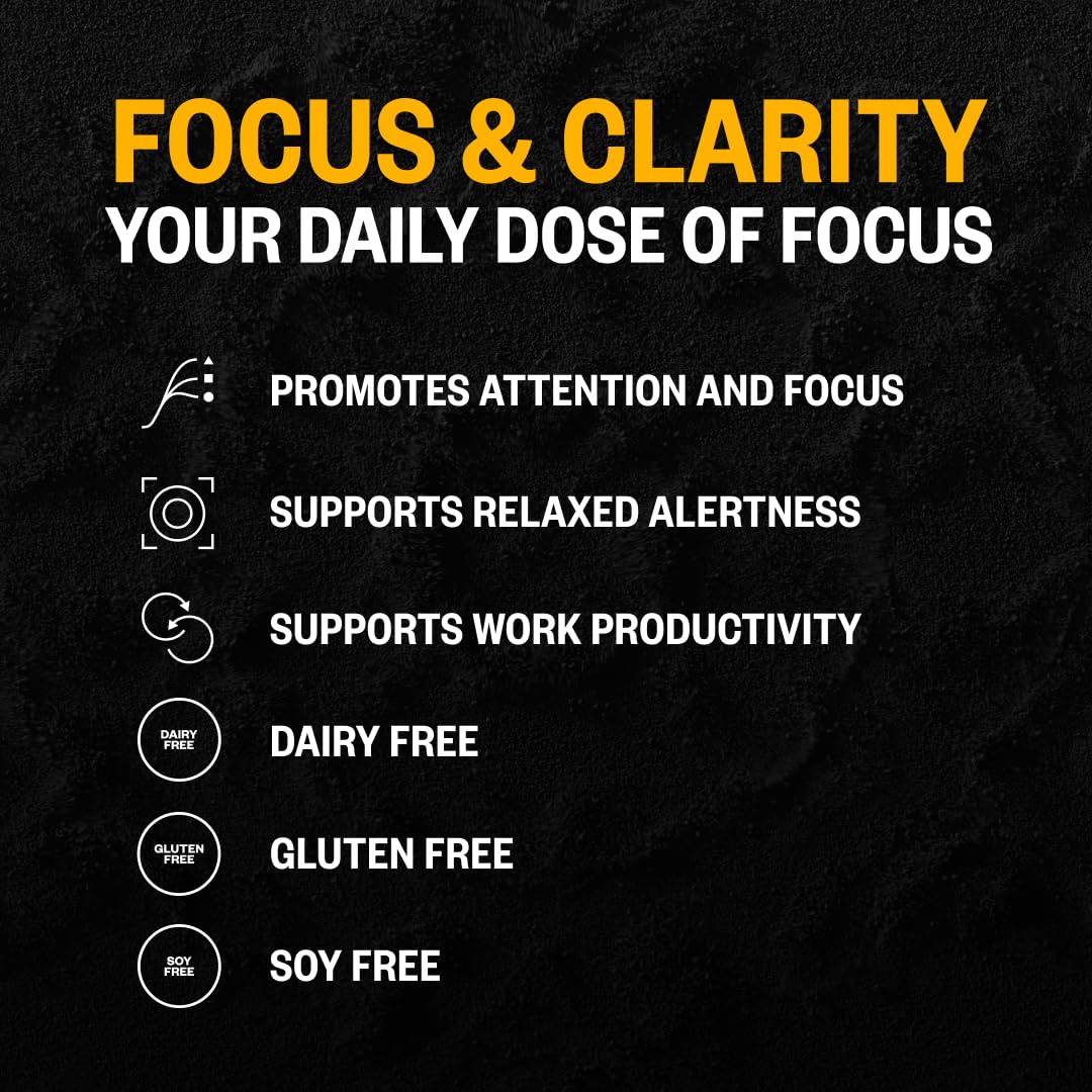 ONNIT Alpha Brain Black Label bottle in use during focused work