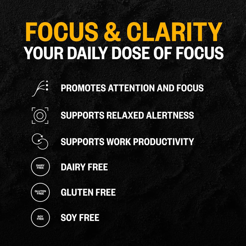 ONNIT Alpha Brain Black Label bottle in use during focused work