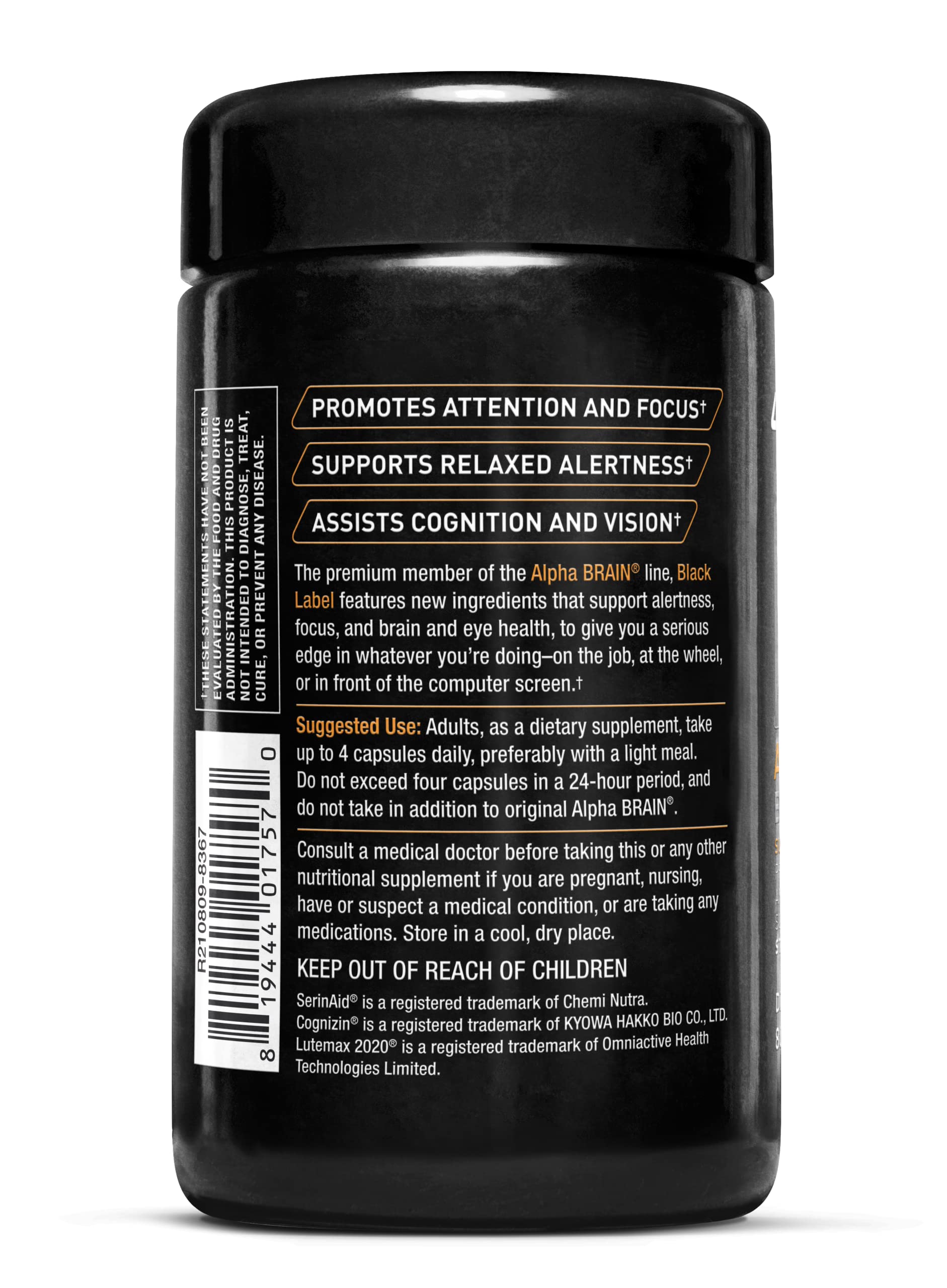 ONNIT Alpha Brain Classic bottle in use during study session
