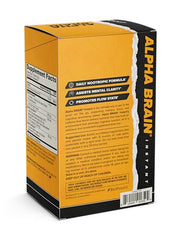 Ingredients close-up showing L-Theanine and Alpha GPC for mental clarity.