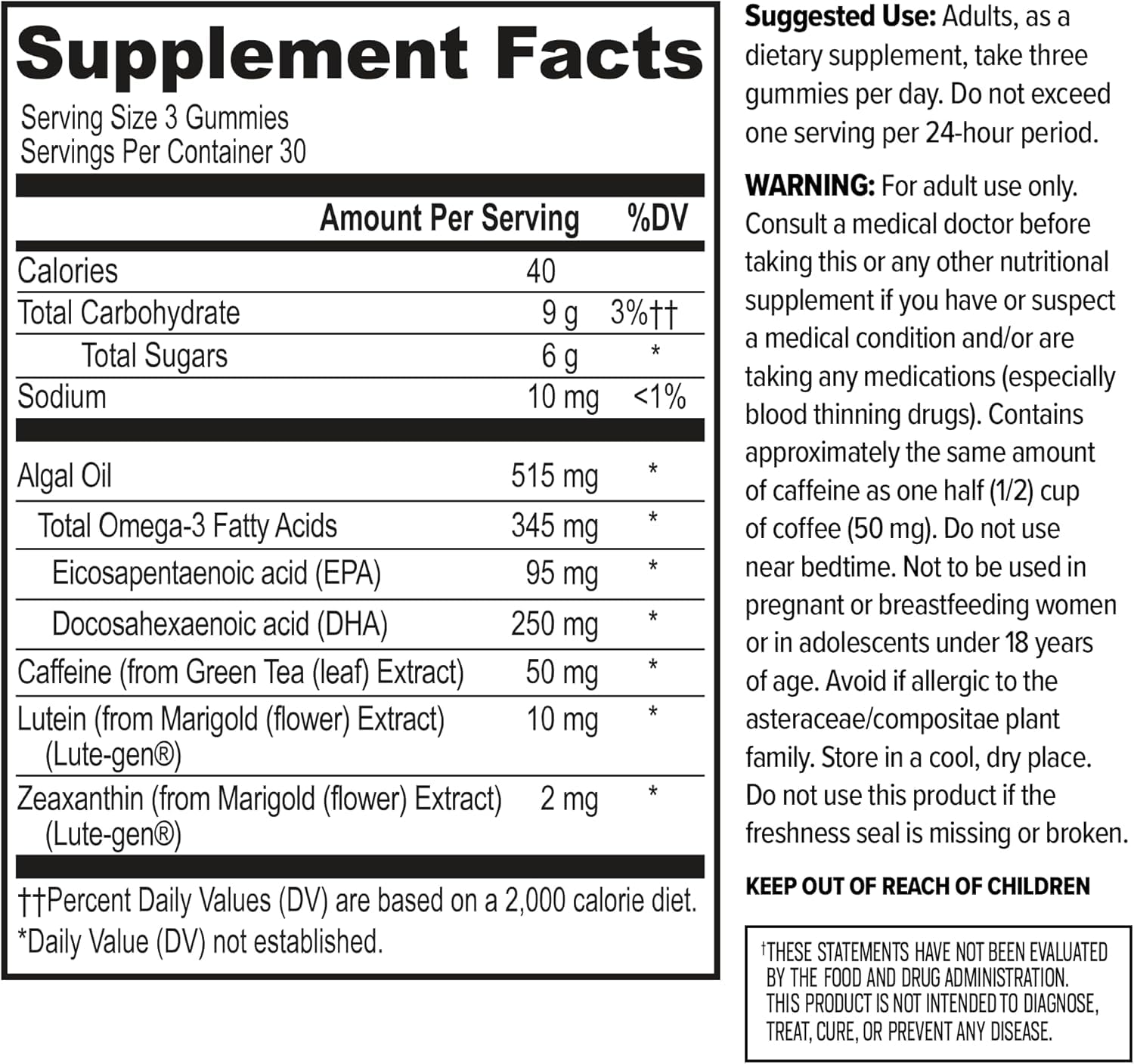 ONNIT Alpha Brain Neuro Gummies omega-3 content supports alertness during work.
