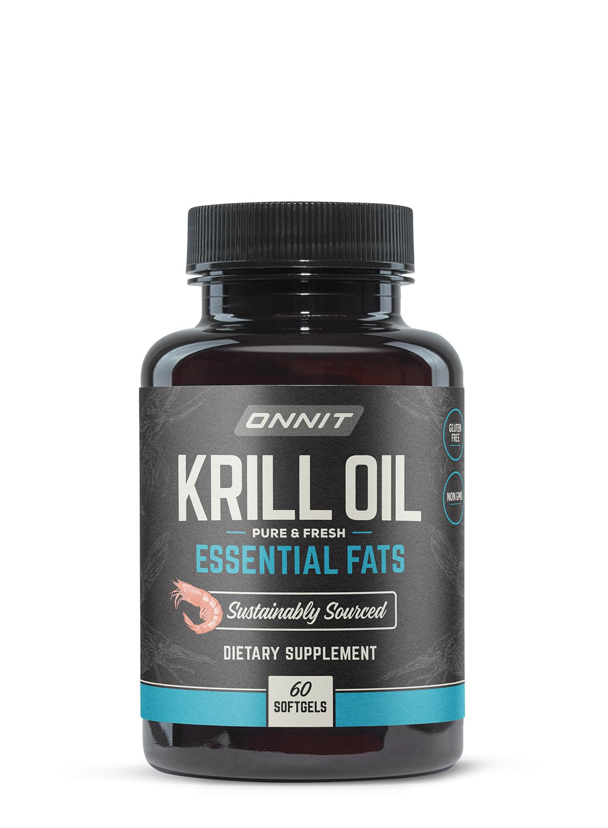 ONNIT Antarctic Krill Oil bottle for daily omega-3 support