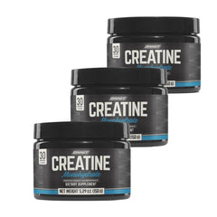 ONNIT Creatine Monohydrate tub front showing strength-supporting formula.