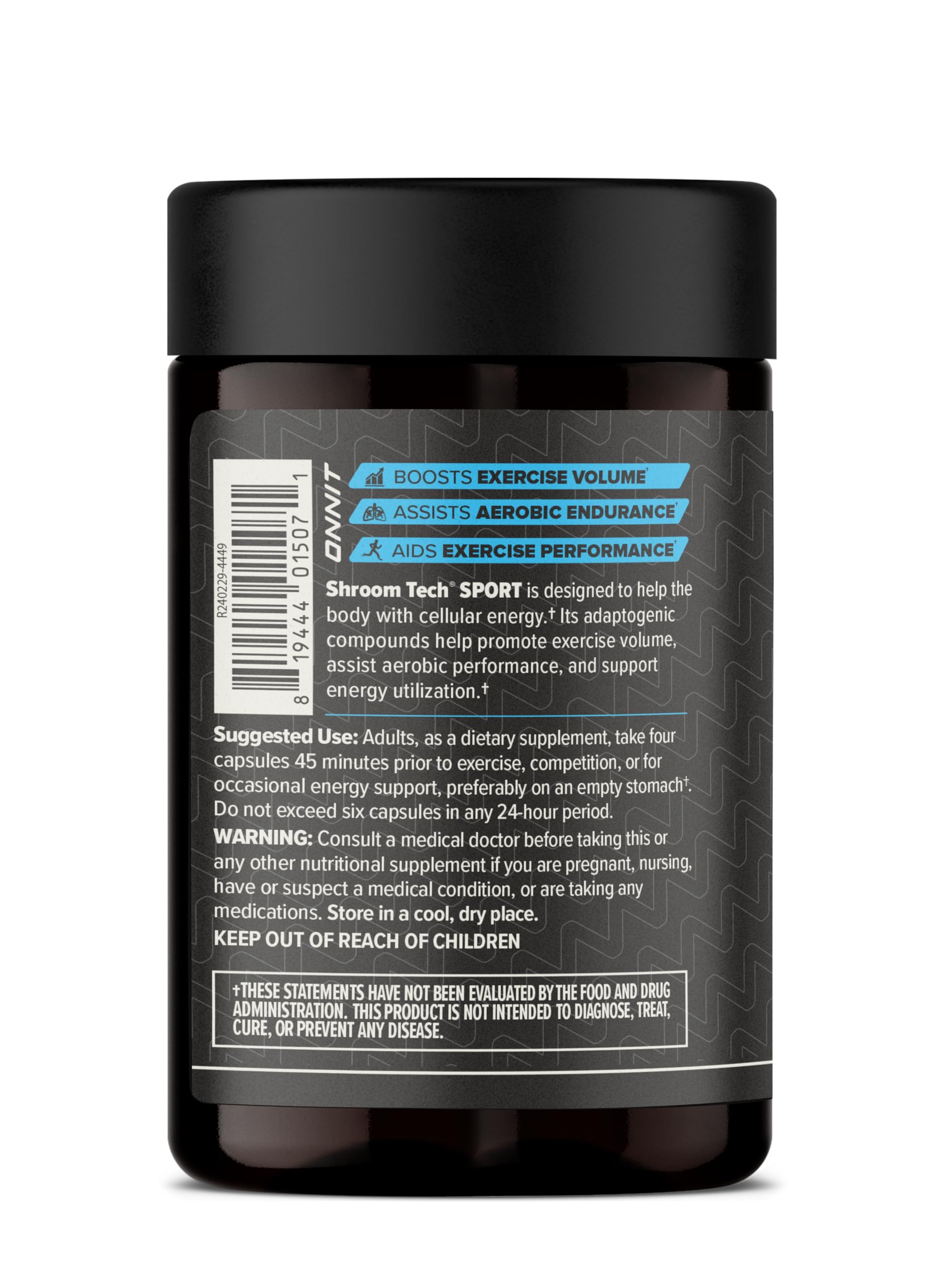 ONNIT IGEN non-GMO stamp signaling tested ingredients and quality.