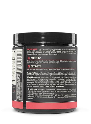 ONNIT Total Nitric Oxide ingredients focus area L-Arginine and L-Citrulline for endurance support