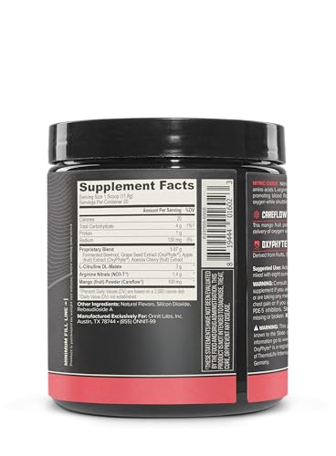 ONNIT Total Nitric Oxide pre-workout powder mixed and ready for session pump