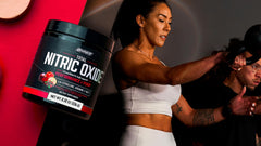 ONNIT Total Nitric Oxide shaker bottle prepared for quick, caffeine-free pre-workout mix