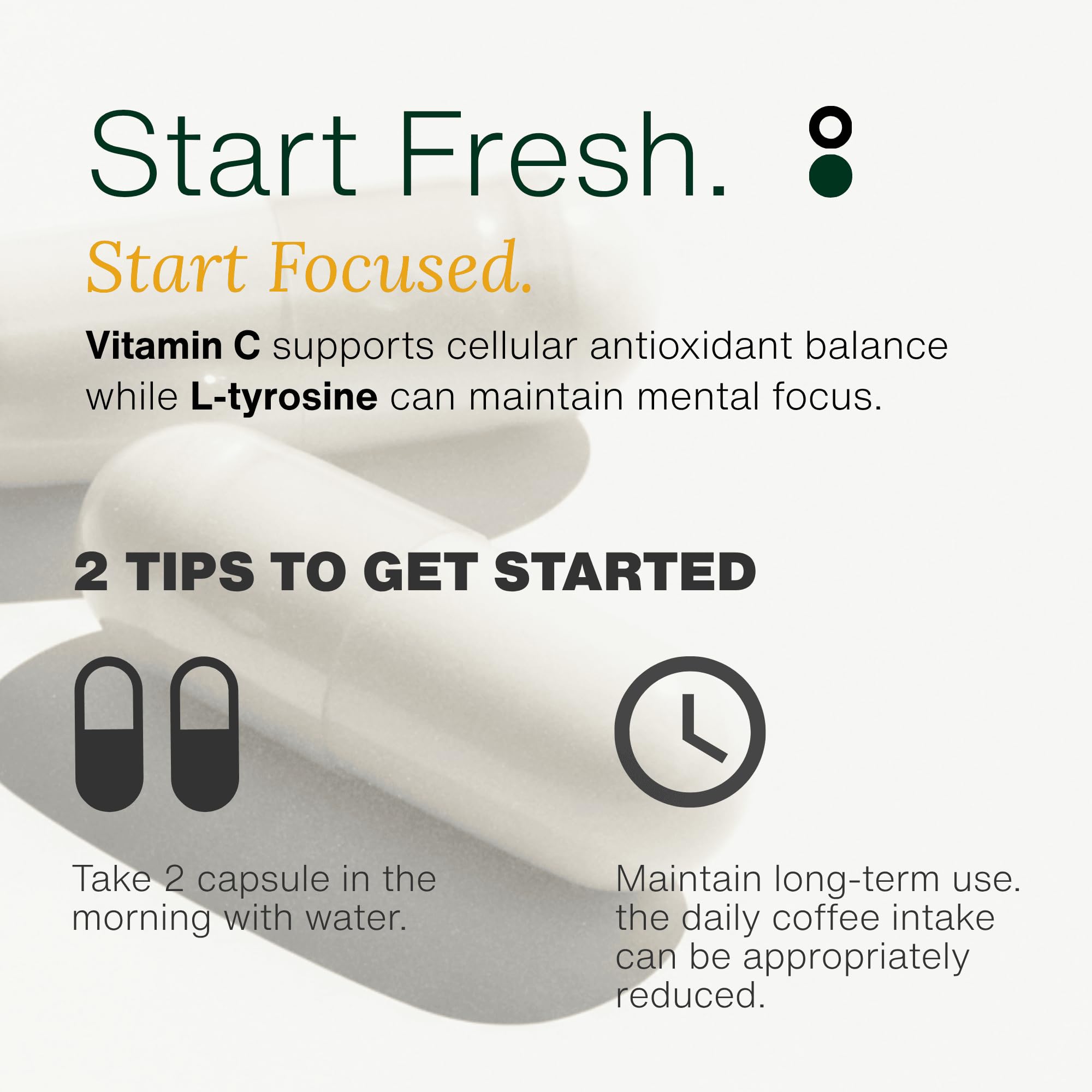 Capsules inside bottle view indicating convenient daily use