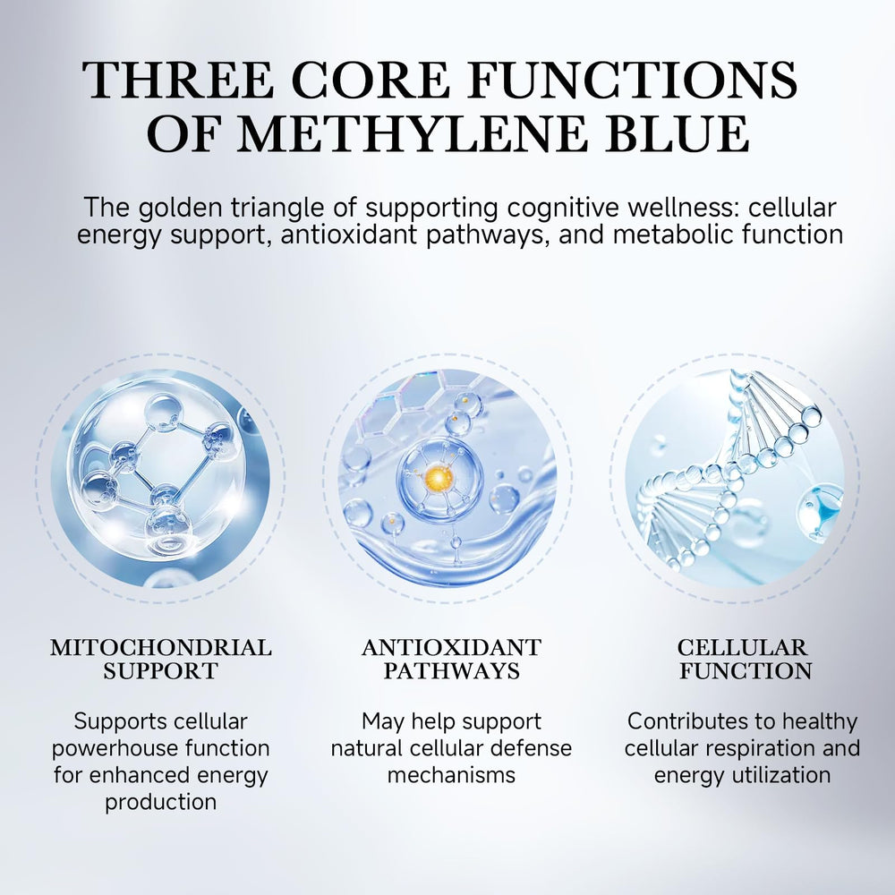 ONOTIC Methylene Blue Drops on kitchen counter for everyday use.