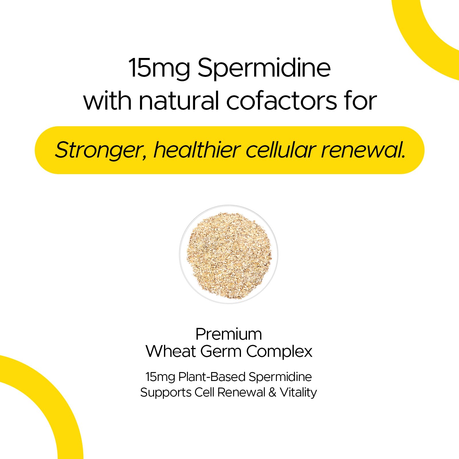 Onotic Spermidine bottle with water suggests easy use in daily routine