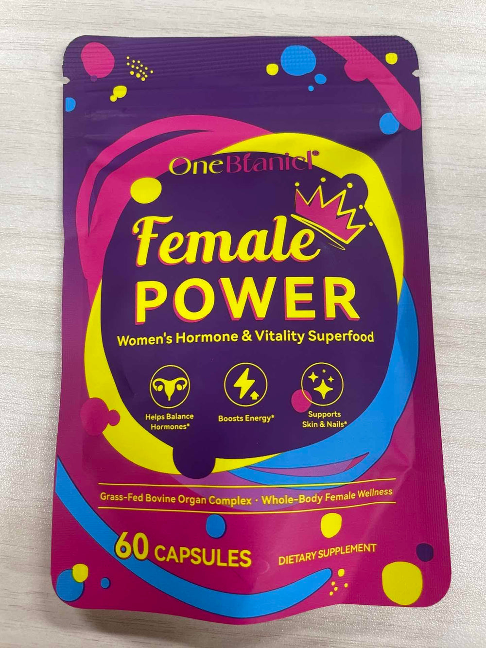 Onznoz capsules image showing liver, heart, and kidney blend
