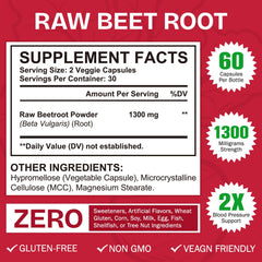 Onznoz Beetroot Capsules closeup of capsules for easy swallowing.