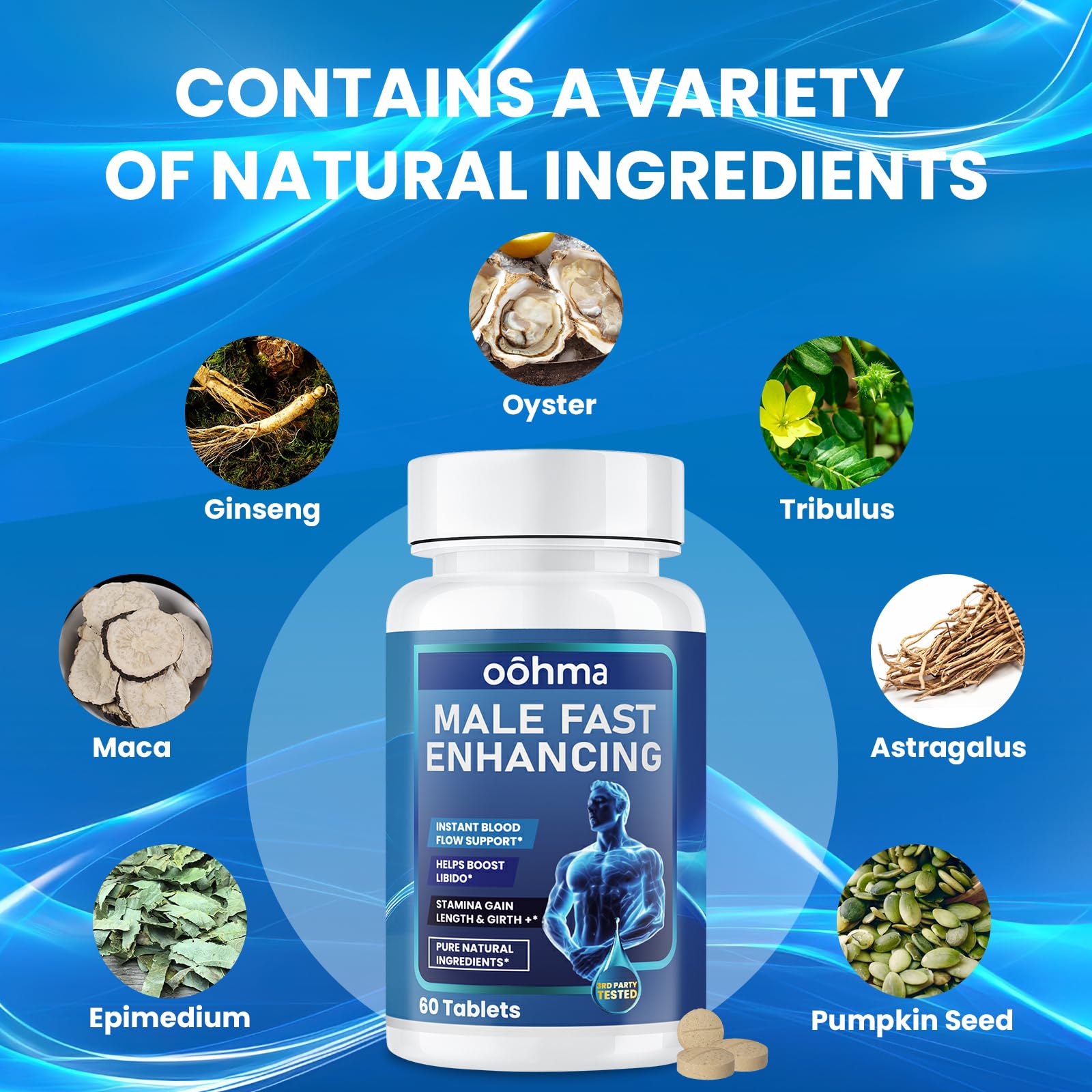 Oohma zinc and selenium minerals scene, essential minerals for vitality.