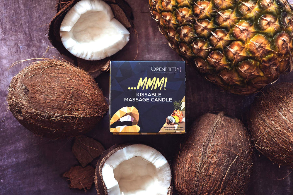 OpenMity Kissable Massage Oil Candle makes a thoughtful gift for couples