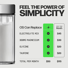 OPENSOURCE Raspberry Lime electrolyte packet offers a flavorful, sugar-free option.