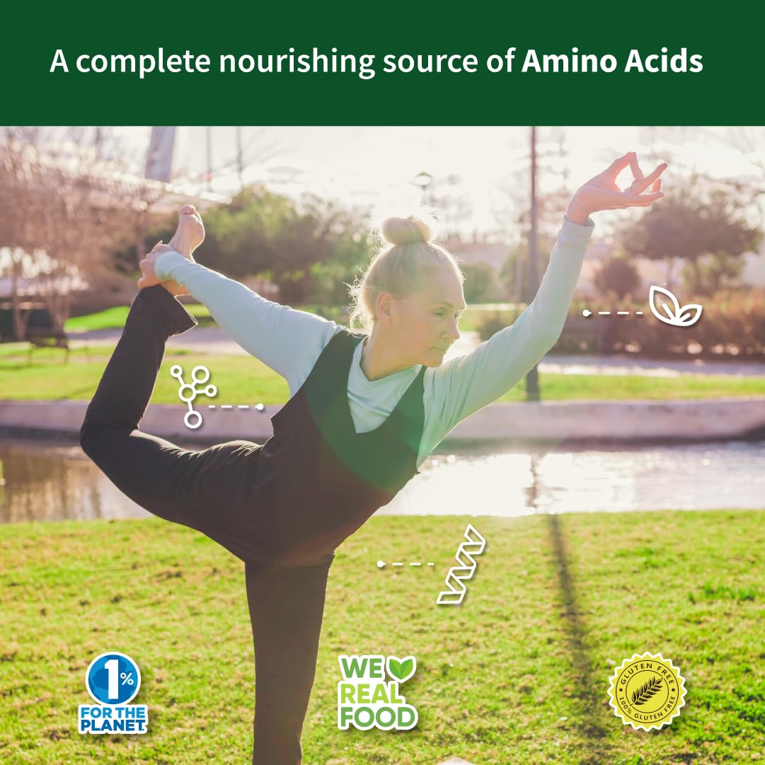Opportuniteas gluten-free and non-GMO protein powder packaging