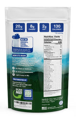 Opportuniteas grass fed whey vanilla scoop enables precise, easy-serving portions.